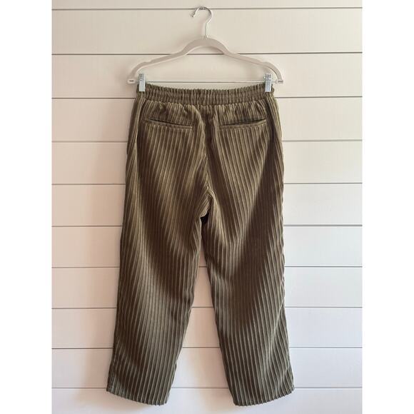 Urban Outfitters Olive Green Corduroy Pants | Ribbed Relaxed Fit | Women’s Small - Picture 12 of 12